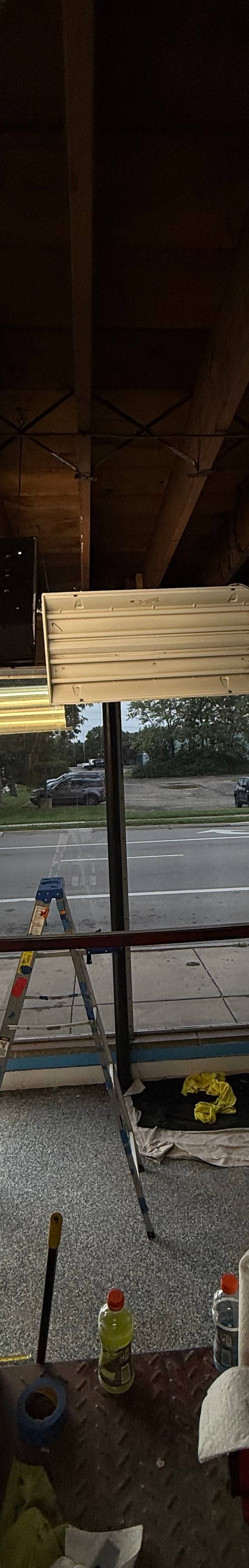 Madico OptiVision 5 privacy film on West Carrollton workshop windows