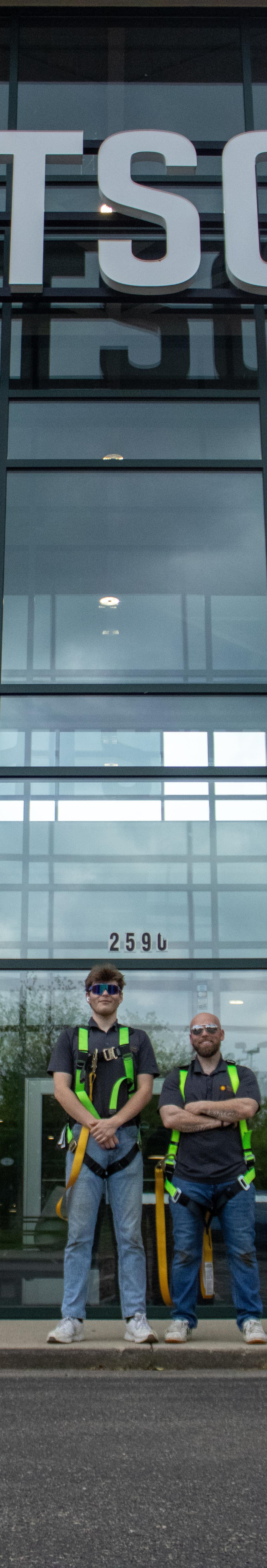 Commercial Window Tint installation in Dayton