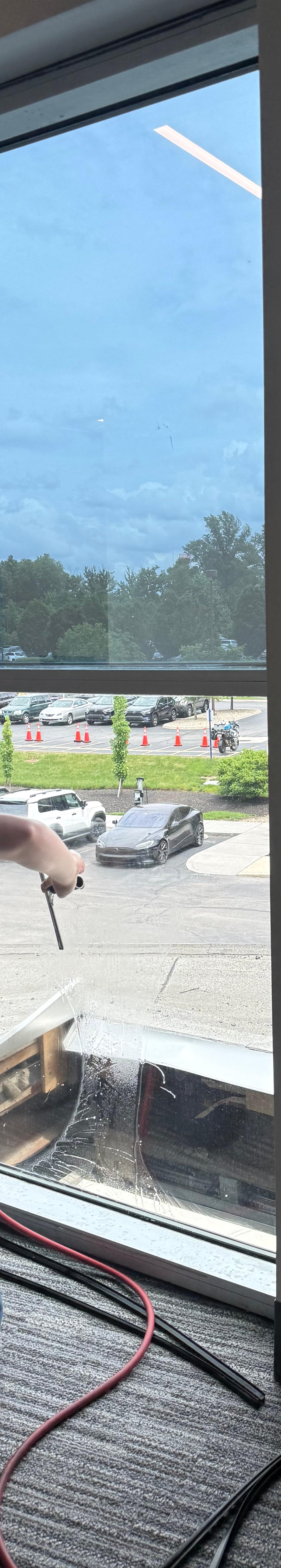Commercial Window Tint installation in Columbus