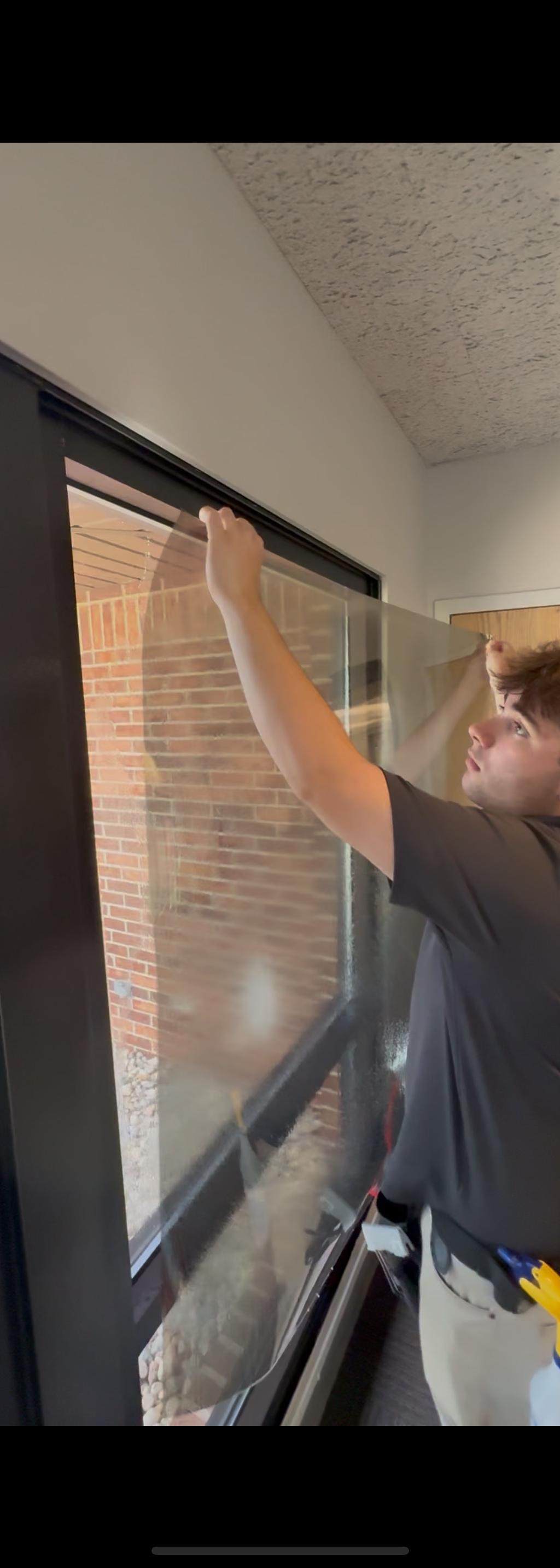 Security Window Film installation in Springfield
